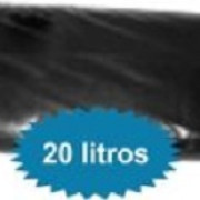 SACO P/ LIXO PRETO 20 LITROS PCT C/100 UNDADES